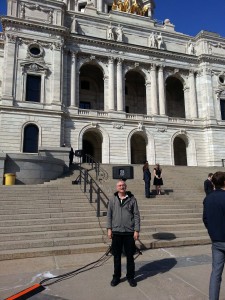 Wally at the State Capitol